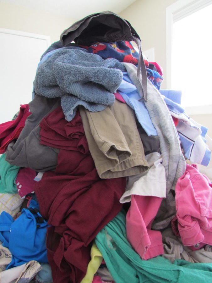 How to Quickly Conquer a Mountain of Laundry Mommy Standard Time