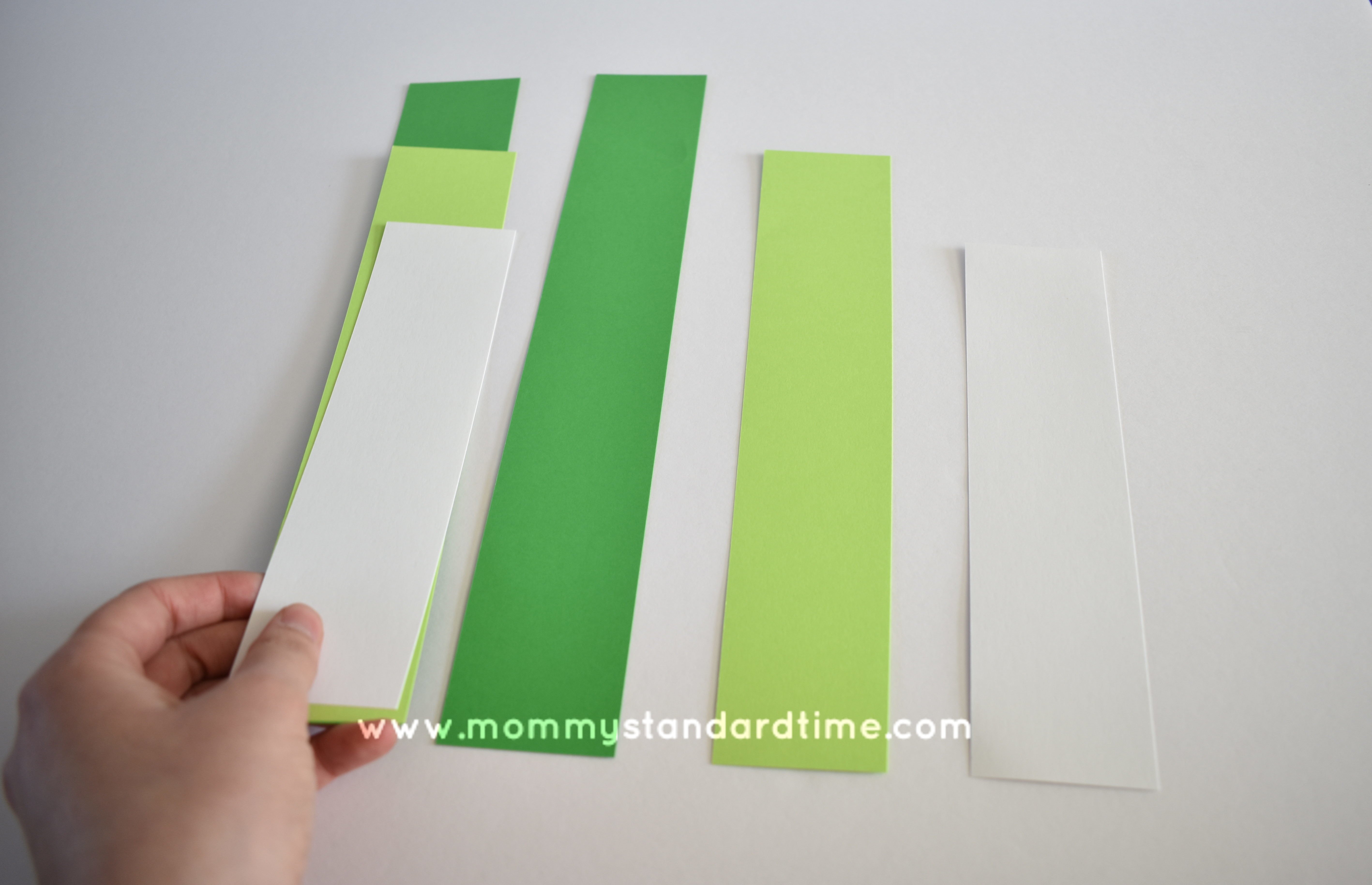 stackingpaperstripsforpapershamrocks Mommy Standard Time