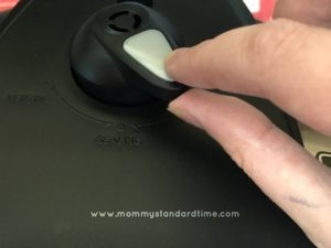 moving steam release handle on instant pot