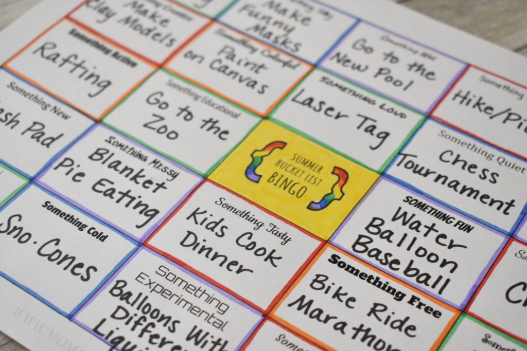 FAMILY BUCKET LIST ALTERNATIVE Mommy Standard Time